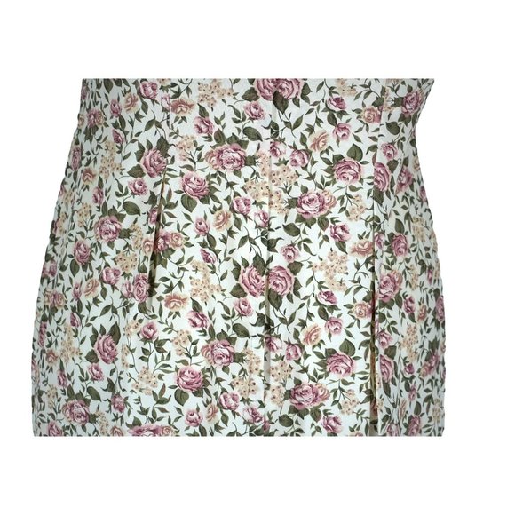 Vintage Paquette Too! Floral Dress with Rosette and Lace Collar Garden Cottage T - Picture 14 of 14